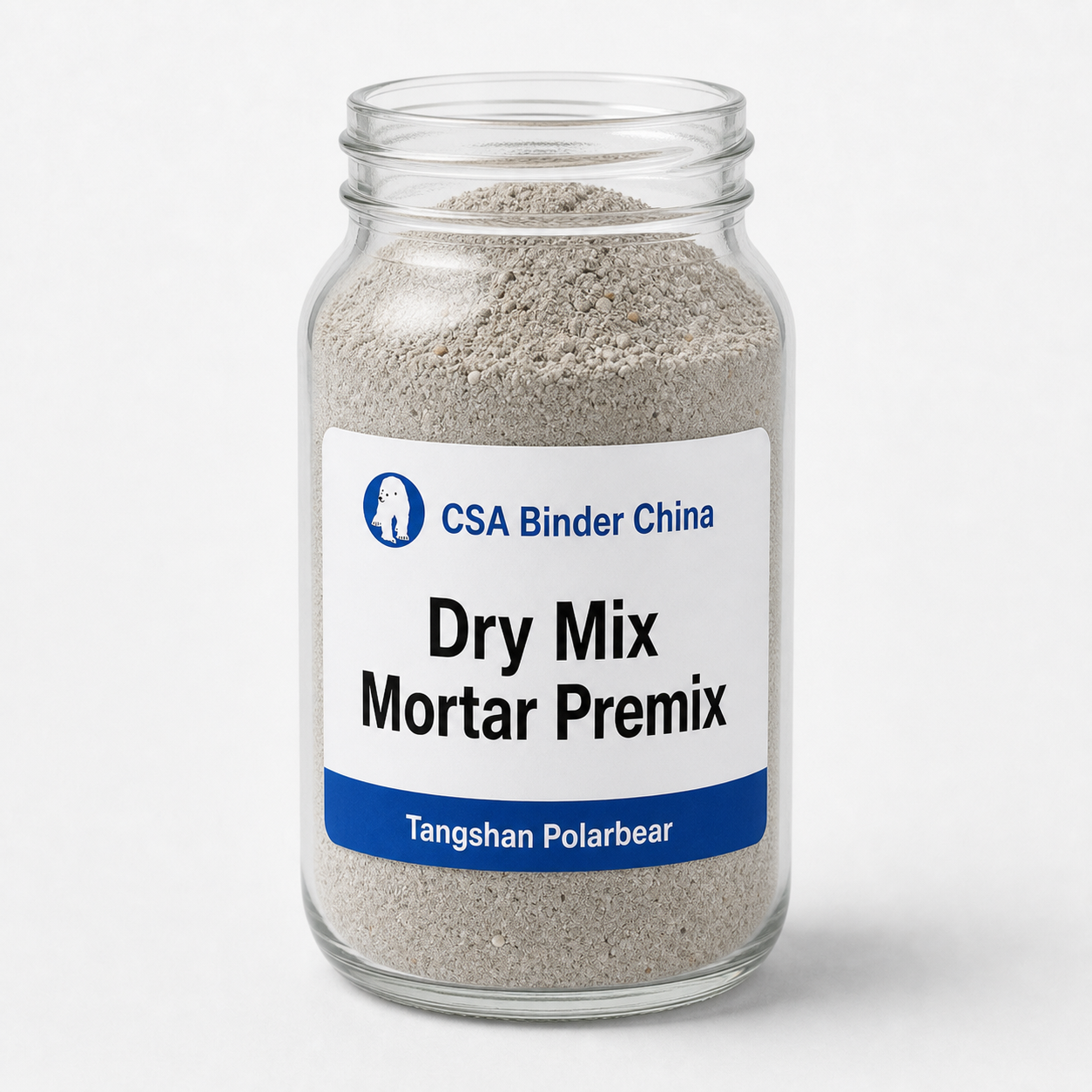 Polar Bear self-leveling compound in branded jar