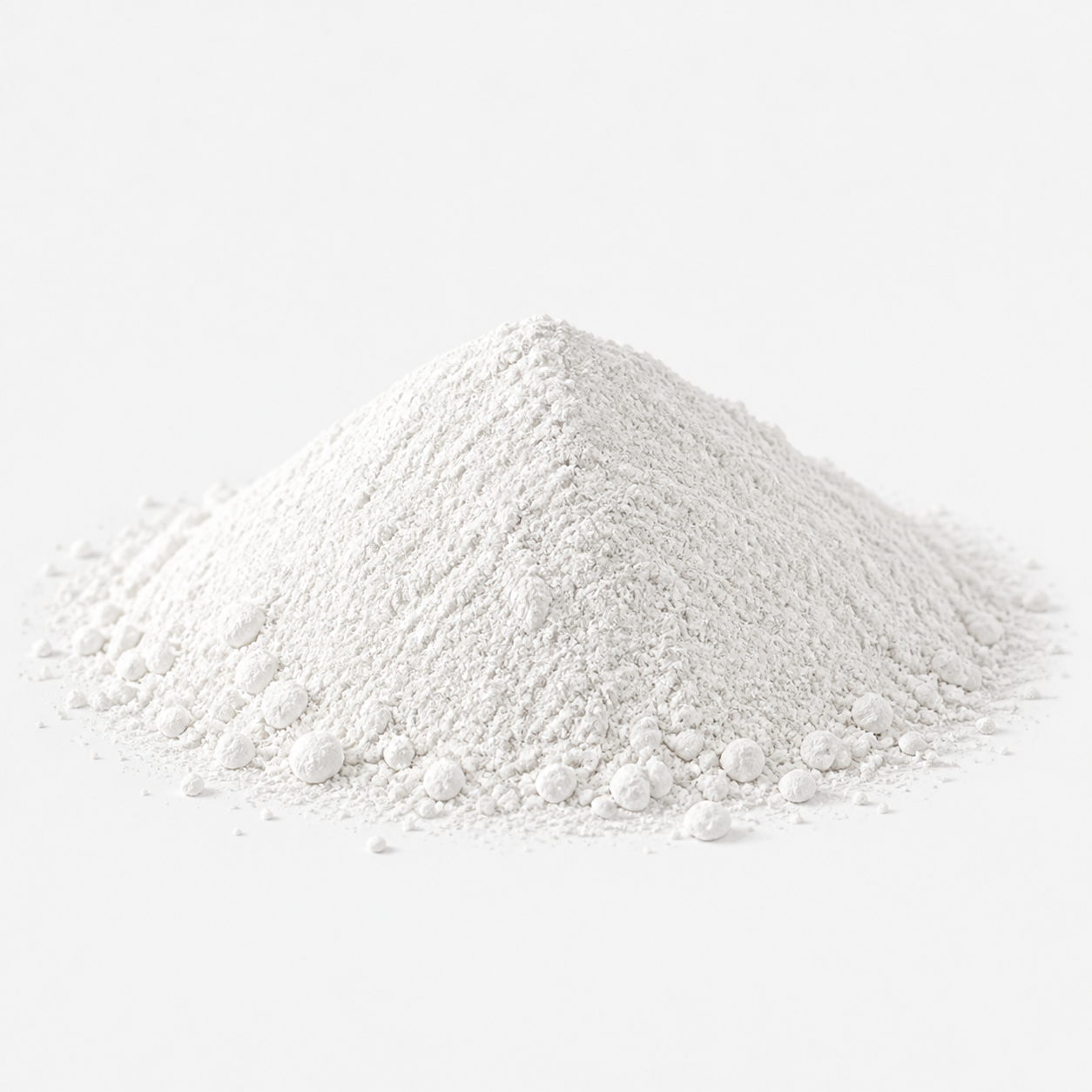 White Anti-Crack CSA Cement 62.5 powder close-up